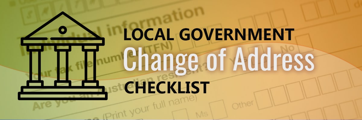 change of address checklist australia